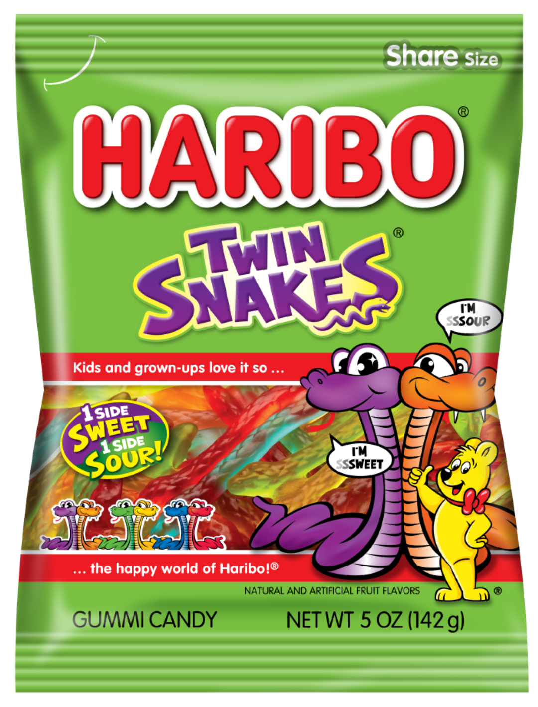 HARIBO TWIN SNAKES 154G